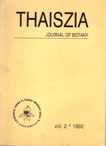 Thaiszia Journal of botany 1992.2.