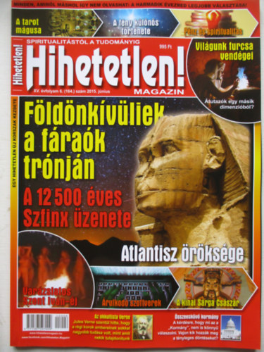 Hihetetlen! magazin 2015. jnius