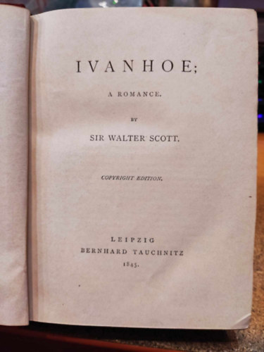 Sir Walter Scott - Ivanhoe (Collection of british authors)