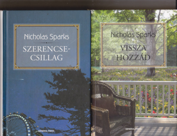 Nicholas Sparks - 2 db Nicolas Sparks m�: Szerencsecsillag + Vissza hozz�d