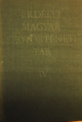 Szab T. Attila  (szerk.) - Erdlyi magyar sztrtneti tr IV. Fm-Ha