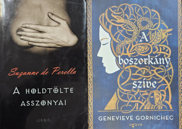 Suzanne de Perella, Genevieve Gornichec - 2 db k�nyv boszork�nyokr�l: A boszork�ny sz�ve + A holdt�lte asszonyai