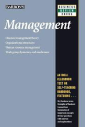 Bruce H. Charnov Ph.D. (Author) by Patrick J. Montana Ph.D. (Author) - Management (Barron's Business Review) - Menedzsment