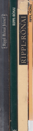 4 db. kötet Rippl-Rónairól