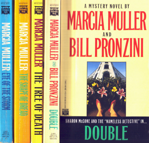 Marcia Muller - 4 db Marcia Muller: The shape of dread, The tree of death, Eye of the storm, Double