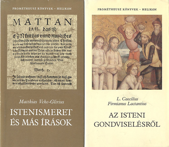 2 db. k�nyv a Prom�theusz k�nyvek sorozatb�l (Az isteni gondvisel�sr�l + Istenismeret �s m�s �r�sok)