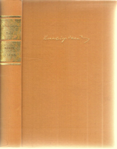 Kosztol�nyi Dezs� - Nyelv �s l�lek