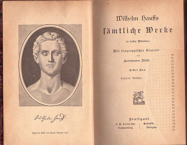 Wilhelm Hauffs Saemtliche Werke in sechs Baenden: Band 1-2