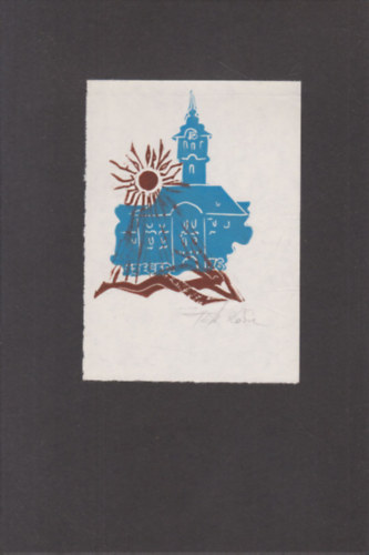 Ex Libris Szeged 1976. (eredeti nyomat)- szignlt