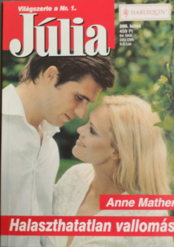 Anne Mather - Halaszthatatlan vallomás (Júlia 399, kötet)