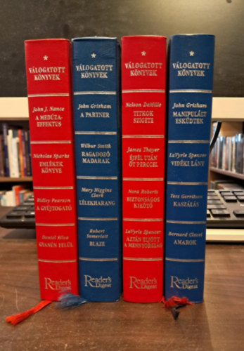 Ridley Pearson, Daniel Silva, Nora Roberts, John Grisham, Wilbur Smith Nicholas Sparks - ---