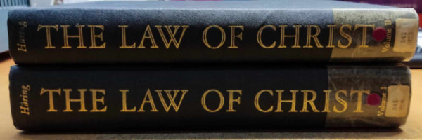 Bernhard Häring - The Law of Christ - Moral Theology for Priest and Laity I-II. (Krisztus törvénye - Erkölcsteológia papoknak és laikusoknak I-II.)