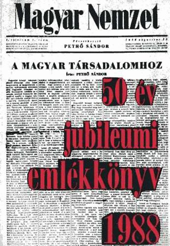 Magyar Nemzet 50 v emlkknyv 1938-1988