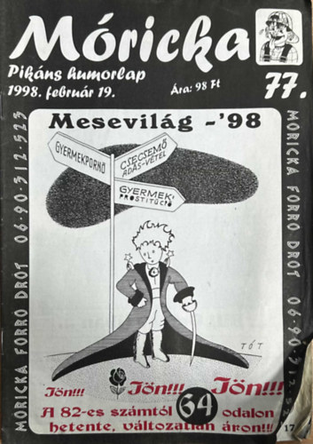 Szcs Alfrd  (szerk.) - Mricka 77 (Pikns humorlap 1998)