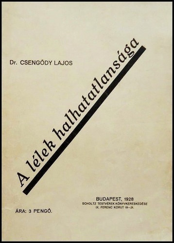 Szekeres Péter - A lélek halhatatlansága a bölcsletben