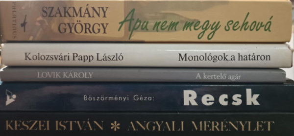 Keszei István, Szakmány György, Kolozsvári Papp László, Lovik Károly Böszörményi Gyula - Magyar kortárs könyvcsomag
