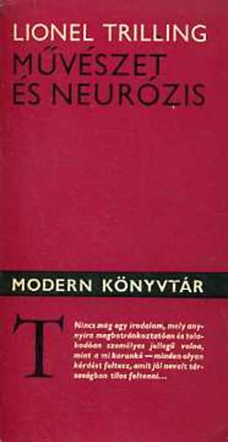 Lionel Trilling - Mvszet s neurzis (Tanulmnyok)