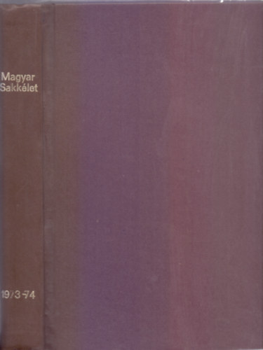 Brczay Lszl  (szerk.) - Magyar Sakklet 1973.(XXIII. vf.) 1-12. szm + 1974. (XXIV.vf.) 1-12. szm (Egybektve)