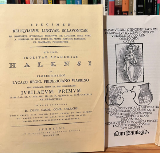 5 db latin nyelv� t�rt�nelmi k�nyv - reprint
