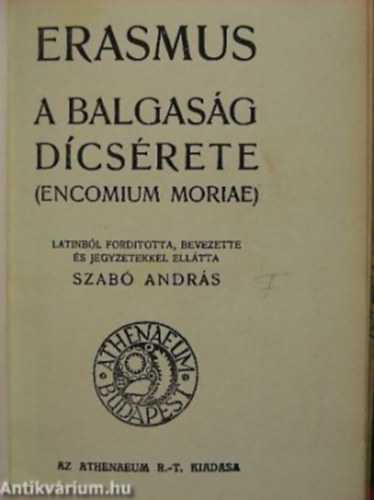 Erasmus - A Balgas�g Dics�rete