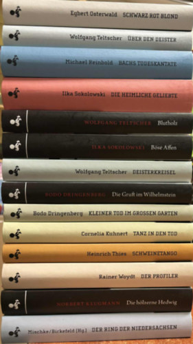 Egbert Osterward, Michael Reinbold, Ilka Sokoliwski, Bodo Dringenberg, Cornelia Kuhner, Heinrich Thies, Rainer Woydt, Norbert Klugmann Wolfgang Teltscher - 14 db zuKlampen! krimisorozat n�met nyelven