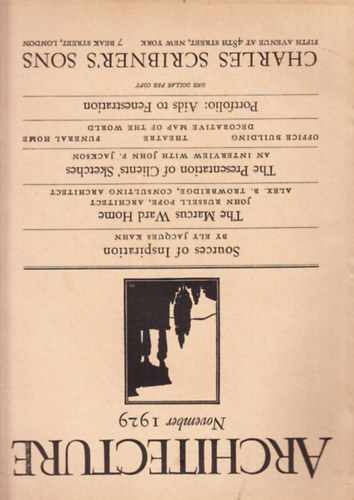 Architecture 1929 November