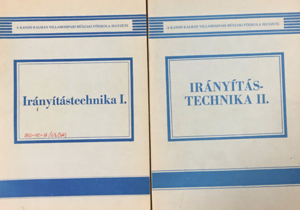 Dr. Bausz Imre - Ir�ny�t�stechnika I-II. (2 k�tet)