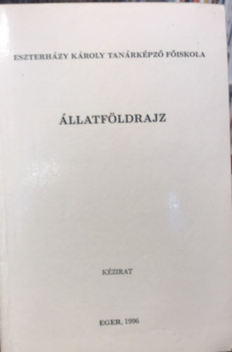 R�cz Istv�n Varga J�nos - �llatf�ldrajz