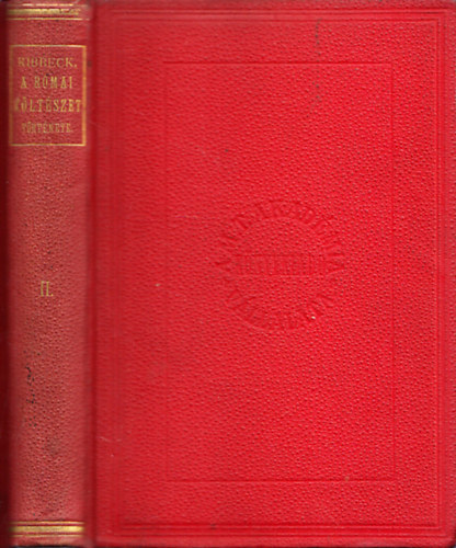 Ribbeck Ott� - A r�mai k�lt�szet t�rt�nete II. Augustus kora