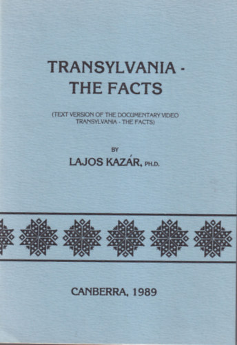 Dr. Kazr Lajos - Transylvania- the facts