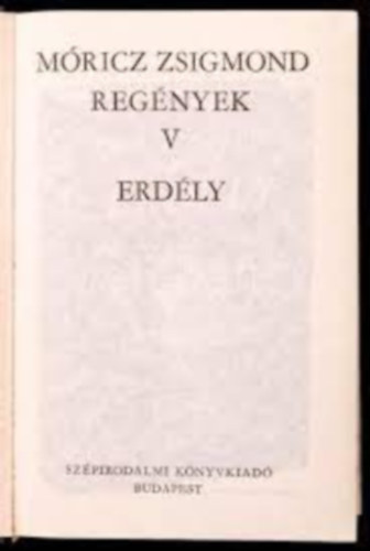 M�ricz Zsimgond reg�nyek I-V. k�tet