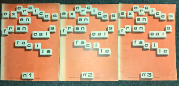 Raymond Lichet, Hachette - exercices en francais facile 1-3.