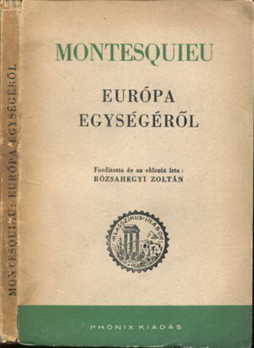 Montesquieu - Európa egységéről