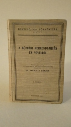 dr. Bernolk Nndor - A bnvdi perrendtarts s novelli