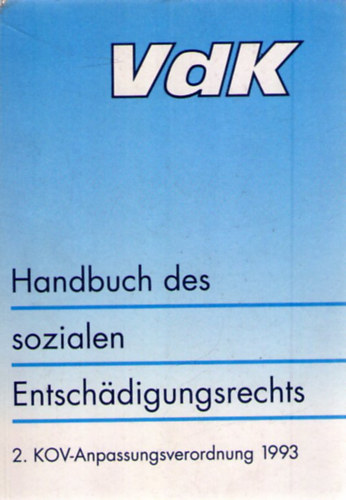 Handbuch des sozialen Entschädigungsrechts