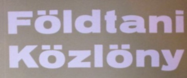 Fldtani Kzlny 1989 T.119. 1-3. szm