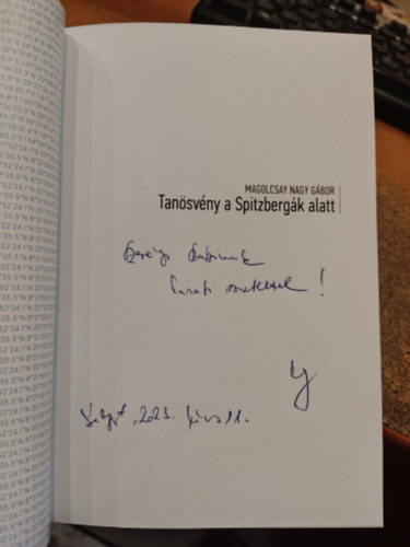 Magolcsay Nagy G�bor - Tan�sv�ny a Spitzberg�k alatt