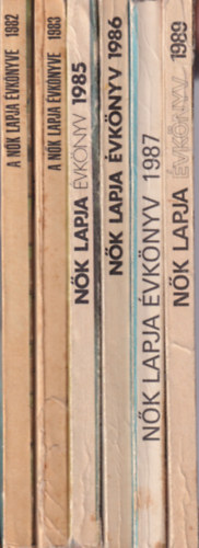 Rvai Valria  (szerk.) - 6 db Nk Lapja vknyv: 1982, 1983, 1985, 1986, 1987, 1989.