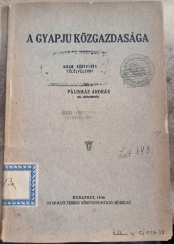 Plinks Andrs - A gyapju kzgazdasga