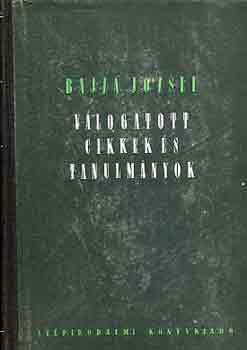 Dr. Bajza J�zsef - V�logatott cikkek �s tanulm�nyok