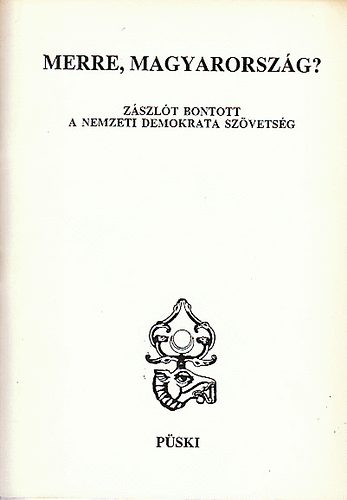 Merre, Magyarorsz�g? - z�szl�t bontott a Nemzeti Demokrata Sz�vets�g