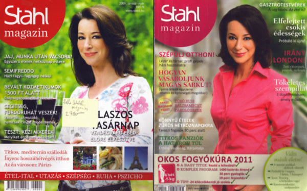Stahl Judit  (fszerk.) - 2 db Stahl magazin: 2009. tavasz-nyr + 2011. tavasz