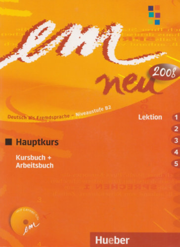 Michaela Perlmann-Balme  (Szerk.) Susanne Schwalb (Szerk.) - Em Neu - Deutsch als Fremdsprache - Niveaustufe B2 Kursbuch+Arbeitsbuch /Lektion 1-5