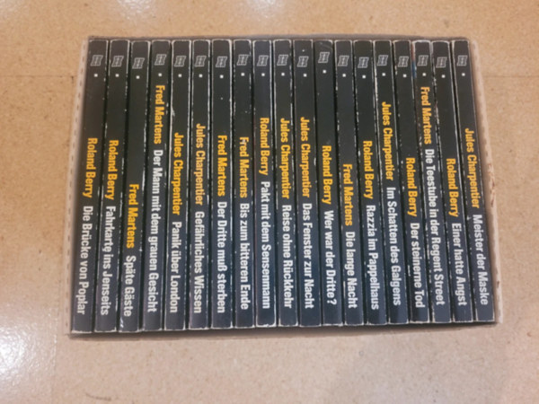 Jules Charpentier, Roland Berry Fred Martens - 20 Bände im Schuber - KOMMISSAR ALLAN WILTON