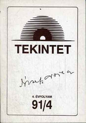 Ördögh Szilveszter (szerk.) - Tekintet 4. éfv. 91/4 József Attila