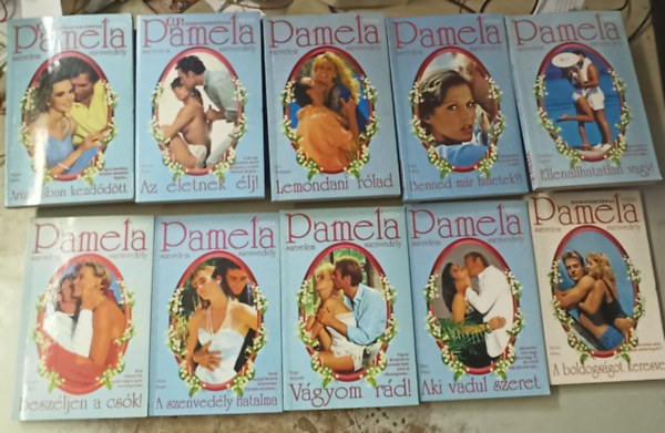 Lee Pattinson, Joyce Varney, Charlotte Hughes, Tbb szerz Brenda Martin - 10 db Pamela romantikus ktet
