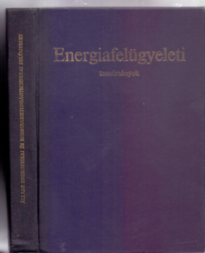 llami Energetikai s Energiabiztonsgtechnikai Felgyelet - TANULMNYOK - az energetika s a biztonsgtechnika trgykrbl