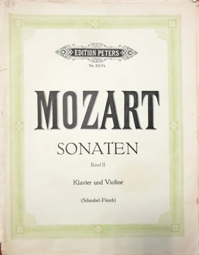 W. A. Mozart - Sonaten f�r Klavier und Violine Band II.