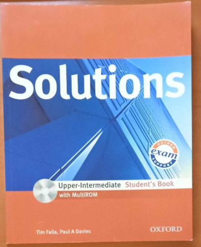 Paul A. Davies - Tim Falla - Solutions Upper-Intermediate Student's Book CD melléklettel