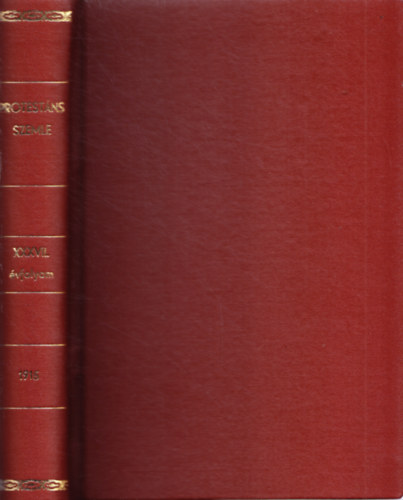 Protestáns Szemle XXXVII. évfolyam, 1915